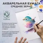 Ջրաներկի թղթեր BRAUBERG ART Classic «Հարմոնիա» (A4, 20 թերթ, 200 գ/մ²) - BRAUBERG ART (SKU: 112320) - Image 14 of 15 | Zangezur Pro