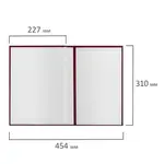 Հասցեական թղթապանակ STAFF Basic (Բորդո, A4) - STAFF (SKU: 129634) - Image 4 of 9 | Zangezur Pro