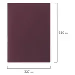 Հասցեական թղթապանակ STAFF Basic (Բորդո, A4) - STAFF (SKU: 129634) - Image 7 of 9 | Zangezur Pro