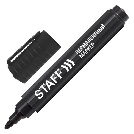 Պերմանենտ մարկեր STAFF (Սև) - STAFF (SKU: 150733) | Zangezur Pro