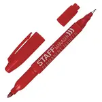 Двусторонний перманентный маркер STAFF Manager (Красный) - STAFF (SKU: 151627) - Image 2 of 14 | Zangezur Pro
