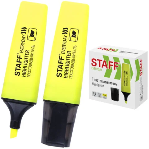 Տեքստանշիչ STAFF Everyday (Դեղին) - STAFF (SKU: 151638) | Zangezur Pro
