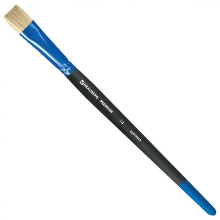 Տափակ խոզանե վրձին BRAUBERG PREMIUM № 14 - BRAUBERG (SKU: 200998) | Zangezur Pro