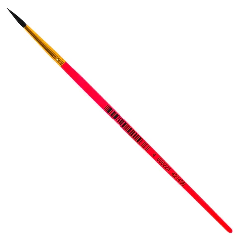 YUNLANDIA Round Squirrel Hair Paint Brush No. 1 (Colored Handle) - ЮНЛАНДИЯ (SKU: 201052) | Zangezur Pro