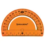 Ճկուն պլաստիկ անկյունաչափ BRAUBERG FLEX, 10 սմ, 180° - BRAUBERG (SKU: 210676) - Image 2 of 10 | Zangezur Pro