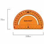 Ճկուն պլաստիկ անկյունաչափ BRAUBERG FLEX, 10 սմ, 180° - BRAUBERG (SKU: 210676) - Image 9 of 10 | Zangezur Pro