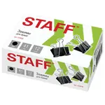 Թղթի սեղմակներ STAFF Everyday, 41 մմ (Սև) - STAFF (SKU: 224609) - Image 2 of 9 | Zangezur Pro
