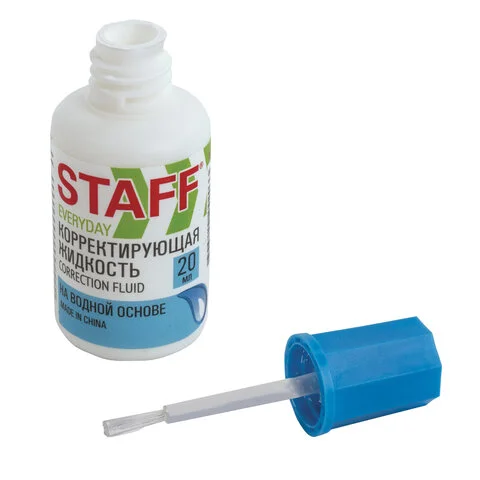 Ջրային հիմքով ուղղիչ հեղուկ STAFF Everyday վրձնով - STAFF (SKU: 228642) | Zangezur Pro