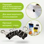 Թղթի սեղմակներ STAFF Everyday (15 մմ, սև) - STAFF (SKU: 229049) - Image 9 of 9 | Zangezur Pro
