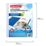 Ծակոտկեն ֆայլ-թղթապանակներ A4 BRAUBERG Extra 600 - BRAUBERG (SKU: 229665) - Image 5 of 12 | Zangezur Pro
