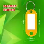 Բանալիների պլաստիկ պիտակներ STAFF Standard տեղեկատվական պատուհանով (Տեսականի) - STAFF (SKU: 237730) - Image 9 of 10 | Zangezur Pro