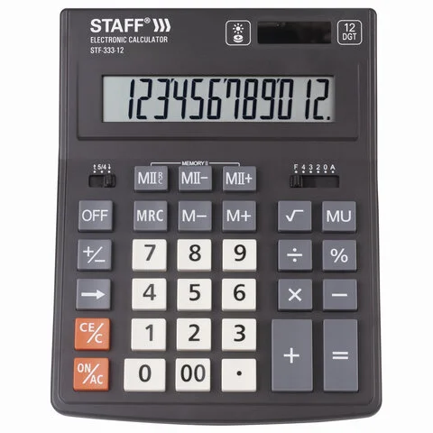 Սեղանի հաշվիչ STAFF PLUS STF-333 (12 նիշ) - STAFF (SKU: 250415) | KapanStore