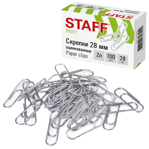 Ամրակներ ցինկապատ STAFF (28 մմ) - STAFF (SKU: 270451) | Zangezur Pro