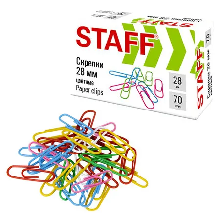 Գունավոր ամրակներ STAFF (28 մմ) - STAFF (SKU: 271708) | Zangezur Pro