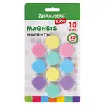 Մագնիսների հավաքածու BRAUBERG KIDS Macaroons, 30 մմ (10 հատ) - BRAUBERG KIDS (SKU: 272521) - Image 1 of 7 | Zangezur Pro