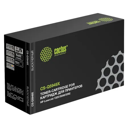 Լազերային քարթրիջ CACTUS (CS-Q5949X) HP LaserJet 1320/3390/3392-ի համար, ռեսուրս 6000 էջ: - CACTUS (SKU: 361970) | Zangezur Pro