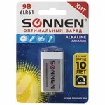 Մարտկոց SONNEN ալկալային, Krona (6LR61, 6LF22, 1604A), ալկալային, 1 հատ. - SONNEN (SKU: 451092) - Image 2 of 7 | Zangezur Pro