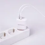 Արագ ցանցային լիցքավորիչ SONNEN USB QC 3.0 + Type-C PD 20Վտ (Սպիտակ) - SONNEN (SKU: 455505) - Image 4 of 10 | Zangezur Pro