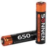 Վերալիցքավորվող Ni-Mh մարտկոցներ AAA (HR03) 650 mAh, SONNEN, SET 4 հատ, - SONNEN (SKU: 455609) - Image 3 of 9 | Zangezur Pro