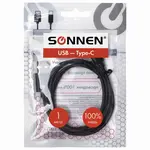 USB 2.0 – Type-C մալուխ, 1 մ, SONNEN - SONNEN (SKU: 513117) - Image 3 of 13 | Zangezur Pro