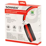 Անլար ականջակալներ SONNEN HP-B12BR, Bluetooth 5.4, սեւ/կորալ - SONNEN (SKU: 514128) - Image 15 of 16 | Zangezur Pro