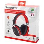 Անլար ականջակալներ SONNEN HP-B12BR, Bluetooth 5.4, սեւ/կորալ - SONNEN (SKU: 514128) - Image 16 of 16 | Zangezur Pro