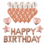 Փուչիկների դեկորատիվ հավաքածու BRAUBERG KIDS «Happy Birthday» (Վարդագույն ոսկի) - BRAUBERG KIDS (SKU: 591899) - Image 1 of 17 | Zangezur Pro