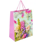 Նվերի տոպրակ ZOLOTAYA SKAZKA Spring Flowers (26x13x32 սմ, Վարդագույն) - ЗОЛОТАЯ СКАЗКА (SKU: 608247) - Image 1 of 6 | Zangezur Pro