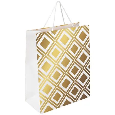 Gift Bag ZOLOTAYA SKAZKA Gold Luxury (White) - ЗОЛОТАЯ СКАЗКА (SKU: 608249) | Zangezur Pro